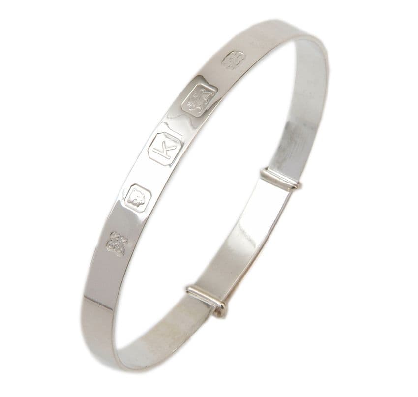 Teenager to Adult Large Display Hallmark Bangle | Silver Pen | Silver Bangle