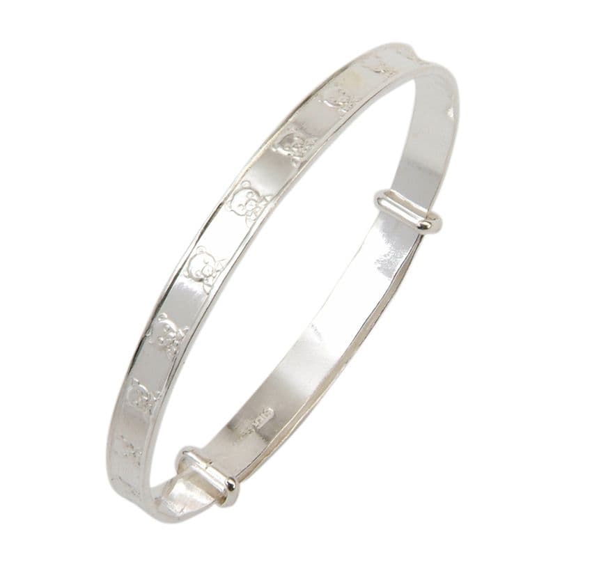 Children's Bangle | Silver Pen | Silver Bangle