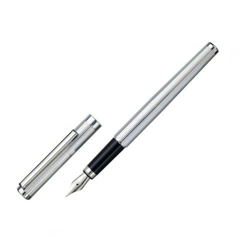 Sterling Silver Fountain Pen - Cambridge - Fine Line Sterling Silver
