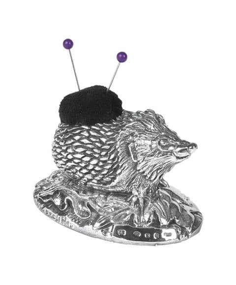 Sterling Silver Hedgehog Pin Cushion