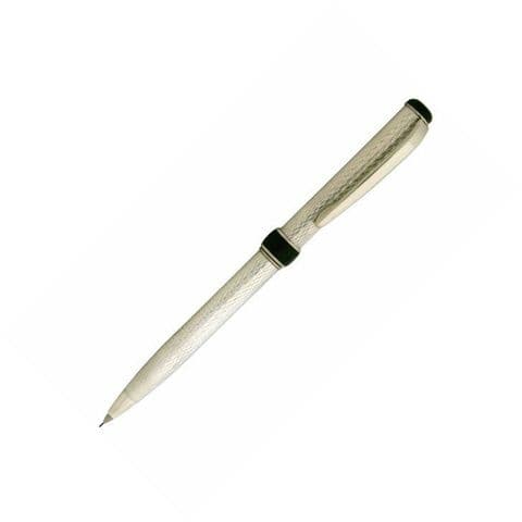 Sterling Silver Mechanical Pencil - Via Roma Barleycorn Design - Hallmarked Sterling Silver