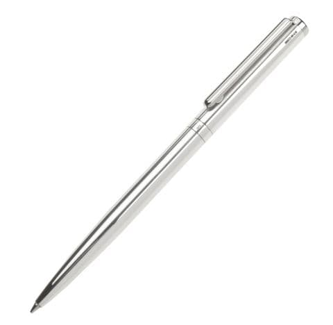 Sterling Silver Propelling Pencil - Cambridge - Plain Polished Sterling Silver
