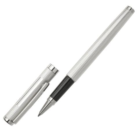 Sterling Silver Rollerball Pen - Cambridge - Corn Pattern Sterling Silver