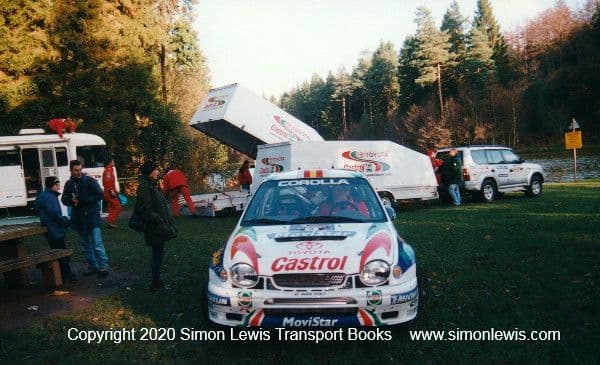 World Champions Down In The Woods : Network Q Rally GB Media Days 1998-99