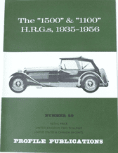 1500 & 11 H.R.G.s, 1935-56 : The (Profile Publications Number 58) by Dussek