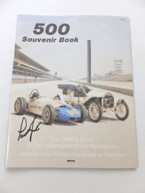 500 SOUVINIR BOOK : THE THRILLING STORY OF THE INDIANAPOLIS...(1983) SIGNED Parnelli Jones