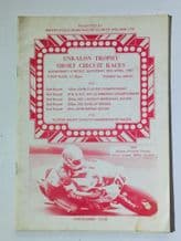AGHADOWEY (.N.I.)  1987 Apr 18  Motocycle race programme