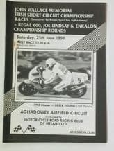 AGHADOWEY (.N.I.)  1994 June 25 Motocycle race programme
