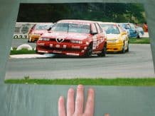Alfa Romeo 155 Simoni BTCC Donington 1994 LARGE period photo