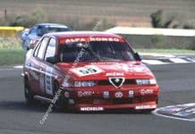 ALFA ROMEO 155 Tarquini Thruxton BTCC 1994 photo with controversial rear wing