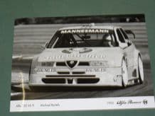 ALFA ROMEO 155 V6 TI (DTM/ITC) Michael Bartels. Original ALFA ROMEO PR Photo