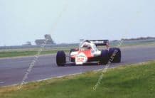 Alfa Romeo 183 Andrea De Cesaris British GP 1983 action photo