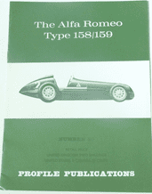 Alfa Romeo Type 158/159 :The (Profile Publications Number 30)