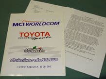 ARCIERO WELLS MCI WORLDCOM TOYOTA Indycar 1999 Christiano DaMatta Press Kit