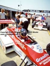 Arrows A6,(Thierry Boutson & Marc Surer) 1983 British GP pit lane