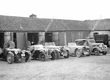 Aston Martin(BPA 889) Austin(SY 5543)Singer(WG2488)MG(AMO 341)Standard (WS 6424)Sporting Trial 1937?