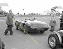 Aston Martin DB3 Reg Parnell 1952 Silverstone 10x7" photo