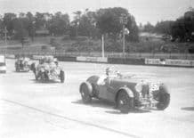 ASTON MARTIN Le Mans. Photo "ALW 1"(Curtis or Sharp) at Brooklands circa 1936-7.