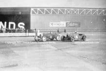 ASTON MARTIN Le Mans. Photo "ALW 1"(Curtis) Salmson GP (Derrington) Brooklands 13 Apr 1936 . Photo
