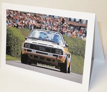 AUDI SPORT QUATTRO Group B Rally Car . Card
