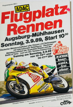 Augsburg-Muhlhausen  (Germany)  1989 Sept 3   Motorcycle Racing programme