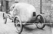 AUSTIN 7 "Barrel" Streamliner. Gordon England at Brooklands 1923. Photo B