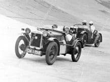 AUSTIN 7 TT Hon Victoria Worsley at speed Brooklands 1931