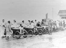 AUSTIN 7s Davis/March(1) Poppe/Goodacre(2) Crabtree/Barnes(3) Brooklands 500 1930. Photo