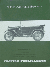 Austin Seven : The (Profile Publications Number 39)