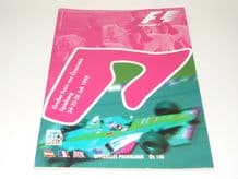 AUSTRIAN GP F1 1998 race program