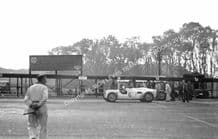 Auto Union C Type V16 Muller, Donington GP 1937 exiting pits