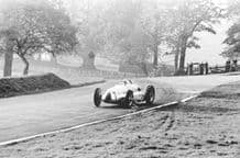 Auto Union D Type 1938 Donington GP Muller At the Hairpin