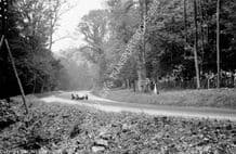 Auto Union D Type 1938 Donington GP Muller Unusual view near Starkey's Bridge