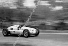 Auto Union D Type Tazio Nuvolari Donington GP 1938 (winner) at McLarens corner