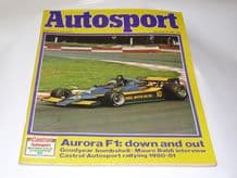 AUTOSPORT 1980 December 11 (Aurora F1 review, Jim Crawford,Castrol/Autosport Rally review)