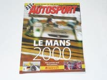 AUTOSPORT LE MANS 24 hrs 2000 GUIDE.