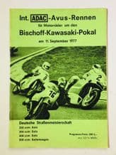 AVUS  (Germany)  1977  Sept 11   Motorcycle Racing programme