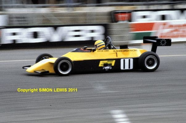 AYRTON SENNA FF2000 Van Diemen Silverstone photo 1982 a