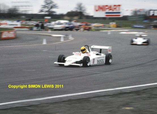 AYRTON SENNA Ralt RT3 F3 Silverstone photo 1983 c
