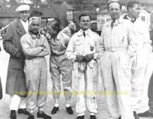 B Bira, Doreen Evans, Wilkie, Raymond Mays and others In Brooklands paddock c. 1938