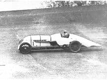 BABS at speed Parry Thomas Brooklands Land Speed photo