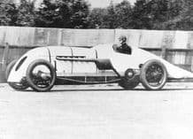 BABS John Cobb at speed in Parry Thomas car 1926