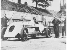 BABS John Cobb on Starting Line at Brooklands