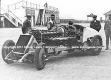 BABS Parry Thomas in Brooklands paddock 1926 (b) photo