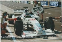BAR HONDA 002. Darren Manning, pitting during Silverstone Test 2000. Photo (B)
