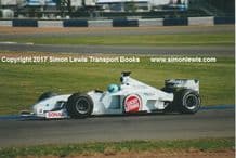 BAR HONDA 002. Patrick Lamarie, at speed during Silverstone Test 2000. Photo
