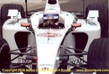 BAR Honda 004 Anthony Davidson. photo . Silverstone test 2002 (A)