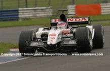 BAR Honda 007 Takuma Sato at speed Silverstone 2005. photo (1)