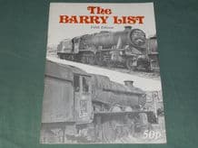 BARRY LIST 5th Ed : THE (1979)
