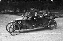 BEDELIA Cycle Car.Photos. Possibly in Paris, early 1920s.